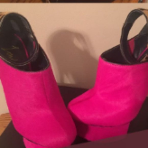 London Trash Wynne- Pink/Leopard Size 10 - Picture 8 of 8